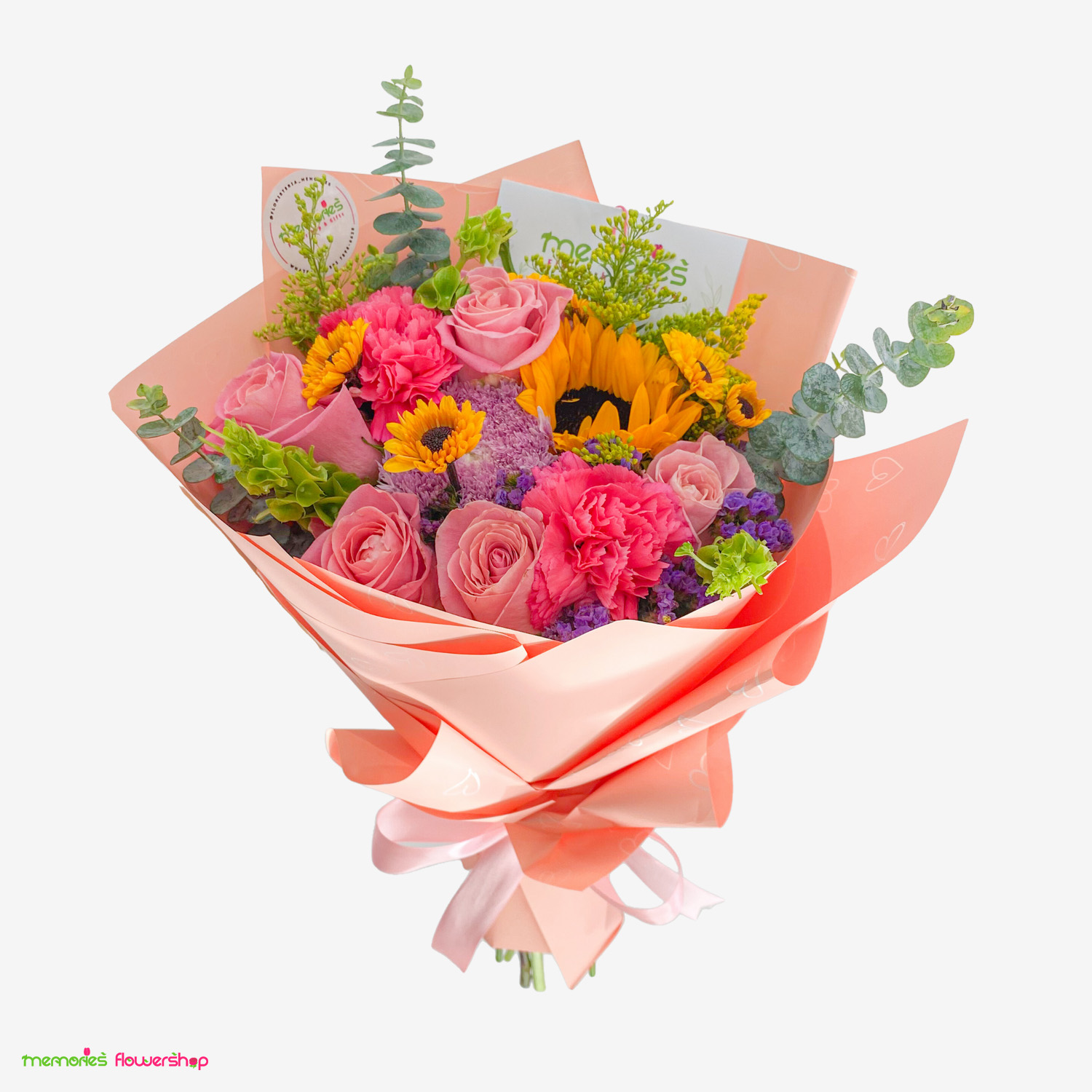 Ramo "Primavera en Mi Corazón": un hermoso ramo primaveral mediano con flores frescas de Ecuador. Ramo "Primavera en Mi Corazón" – Ramo primaveral mediano con flores frescas de Ecuador